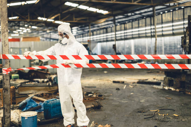 Professional Sewage Cleanup technician working in Rush Valley, UT
